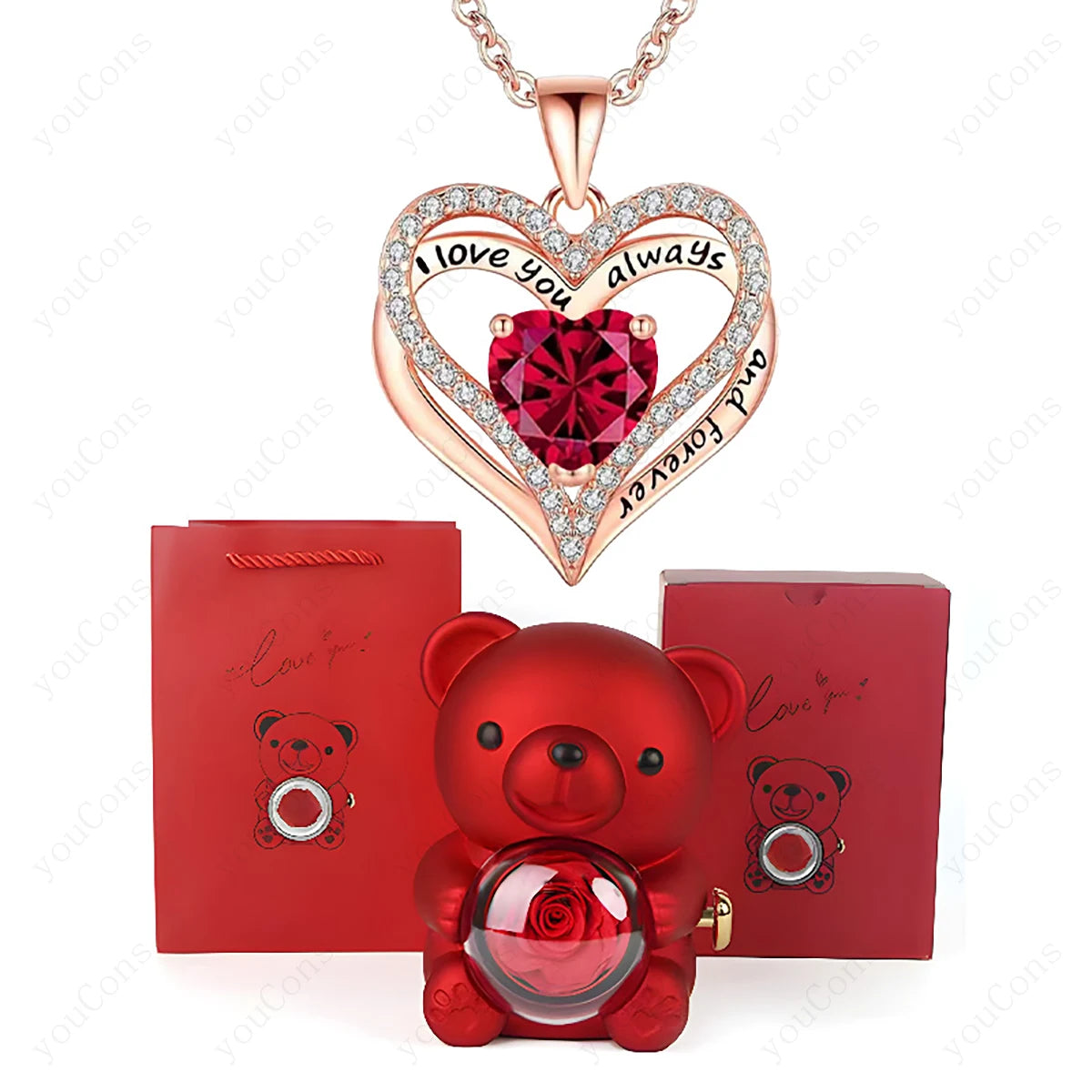 Red Heart Necklace Pendant | OWNLUXE