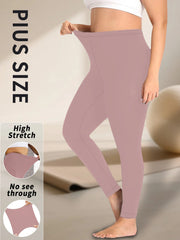 Extended-Size Yoga Running Leggings | OWNLUXE
