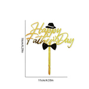 Father’s Day Acrylic Sign – Modern Clear Tabletop Décor