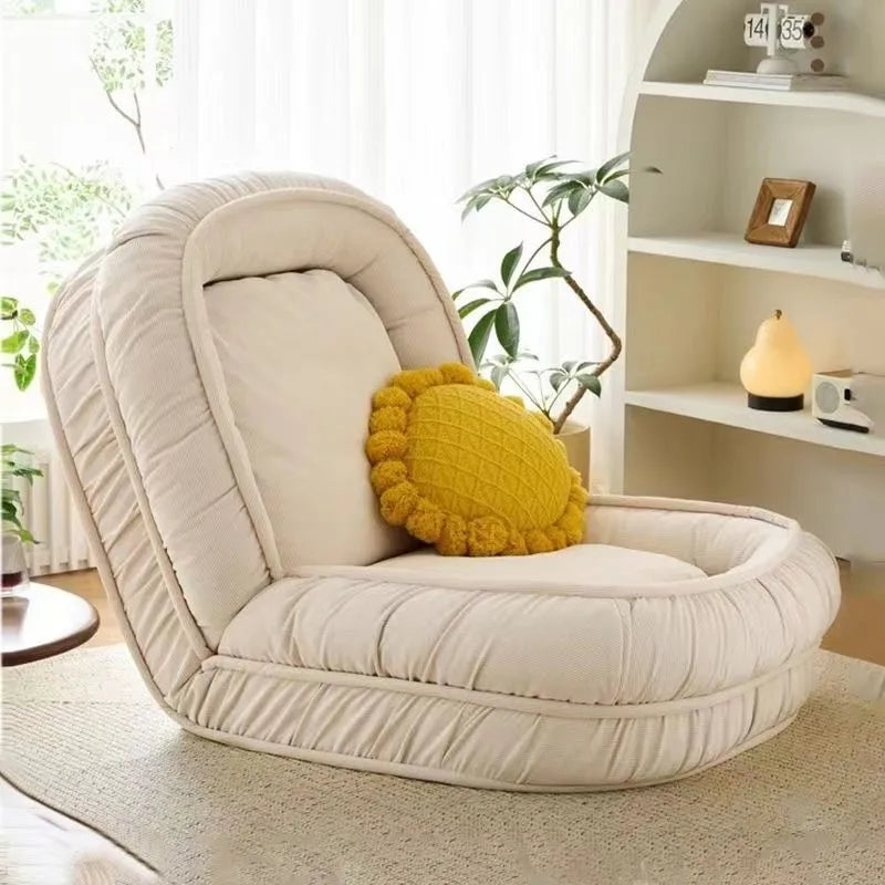 Modern U-Shaped Sofa – Compact Minimalist Living Room Comfort