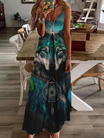 Load image into Gallery viewer, Bohemian Inspired Halter Dress – A Must-Have for Spring &amp; Summer
