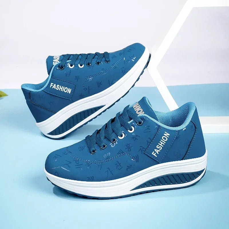 Women Outdoor Thick Bottom Swinging Casual Shoes Fashion | OWNLUXE