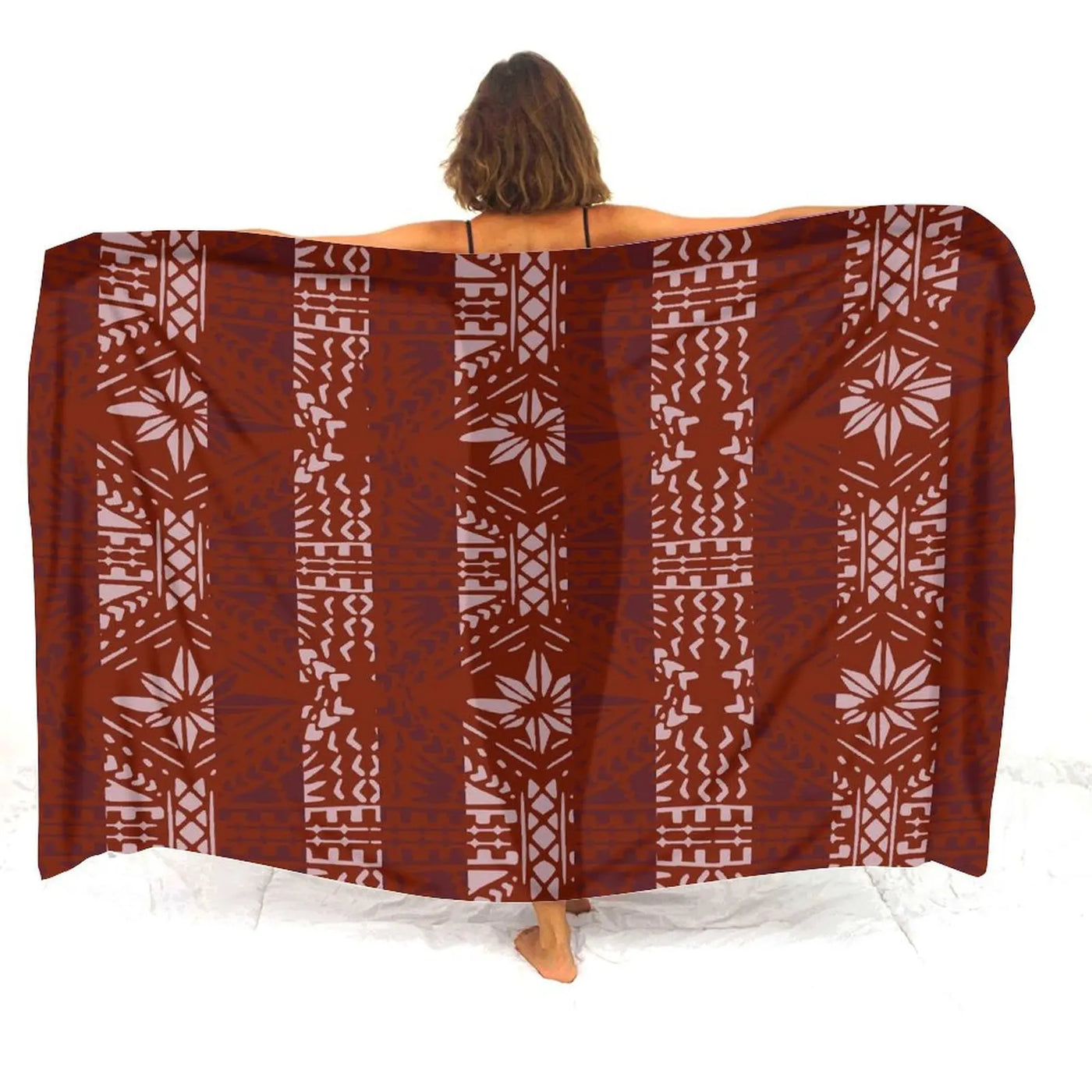 Floral Polynesian Swim Cover-Up | OWNLUXE