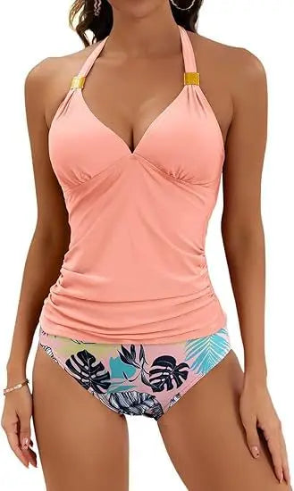Push-Up Swimsuits Tankini Set | OWNLUXE