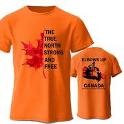 Elbows Up - True North Strong and Free Proud Canadian T-Shirt