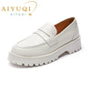 Women's Leather Loafers (Grey Suede) | OWNLUXE