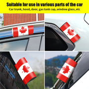 Country Flag Sticker – Waterproof Car Window Decal (Canada, Brazil, France & More)