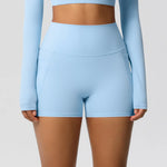 Load image into Gallery viewer, High-Waisted Skinny Shorts – All-Season Comfort | Short skinny taille haute – Confort toutes saisons
