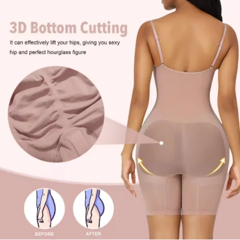 Tummy-Control Butt-Lifting Seamless Body Shaper | OWNLUXE