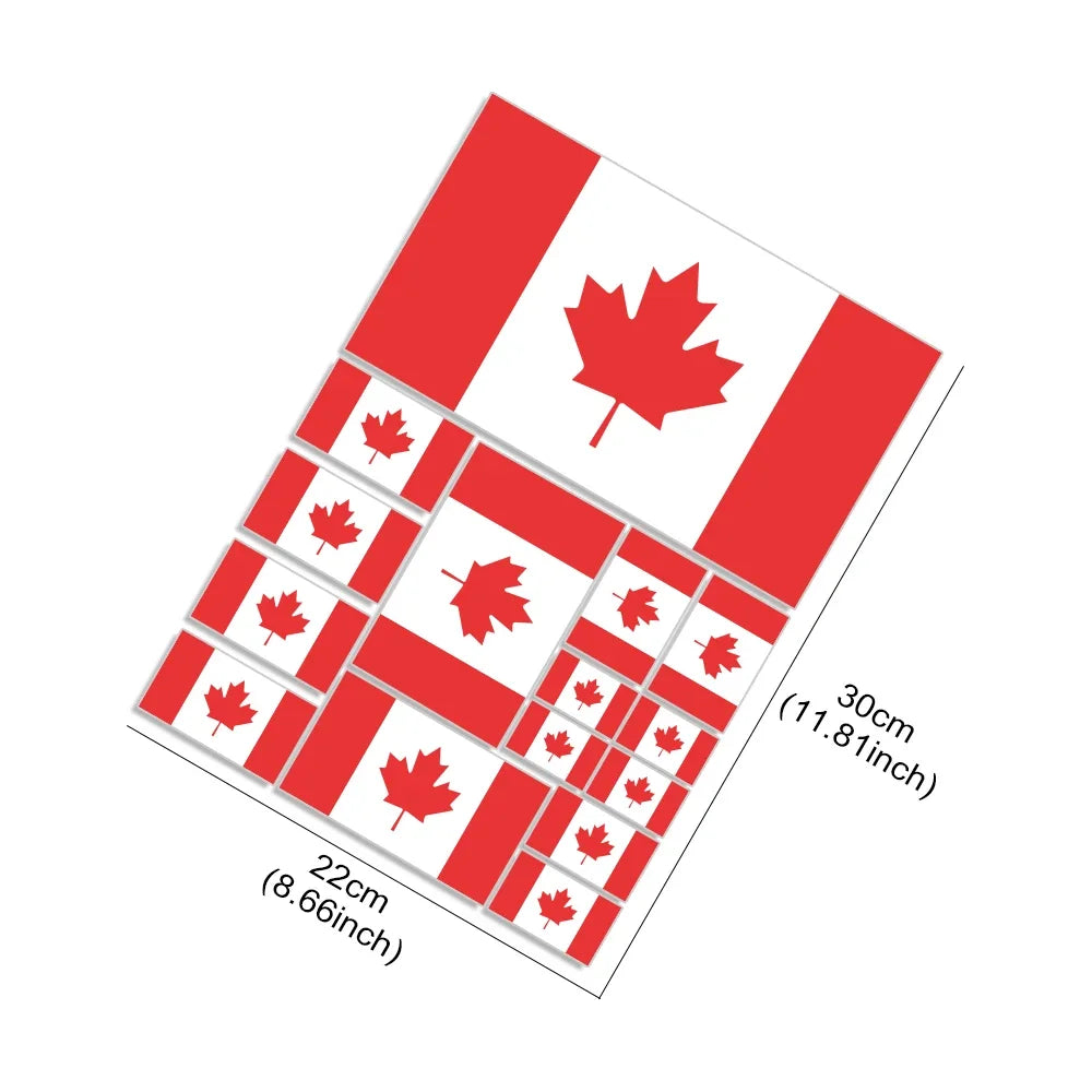 Canadian Flag Vinyl Decal Stickers | OWNLUXE