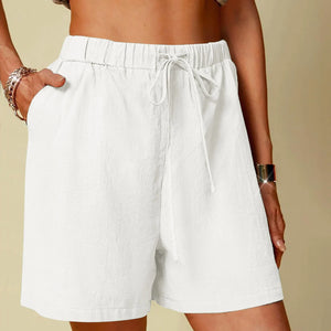 Women's Stretch Twill Summer Shorts – Casual, Breathable, and Stylish