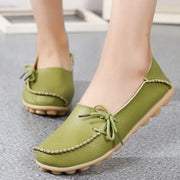Women's Leather Plus-Size Loafers (Khaki) – Shop at OWNLUXE