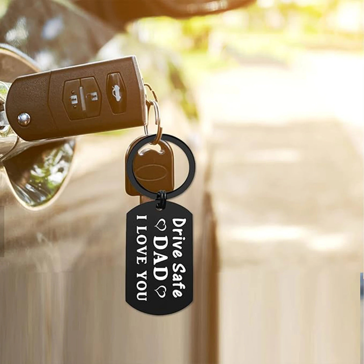 Best Dad Stainless Steel Keychain – Father’s Day Gift