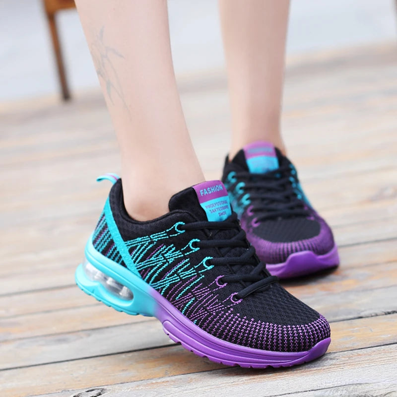 Women's Breathable Sneakers (Rose Red) | OWNLUXE