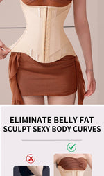 Load image into Gallery viewer, U-Shaped Waist Trainer Corset with Steel Bones for Women
