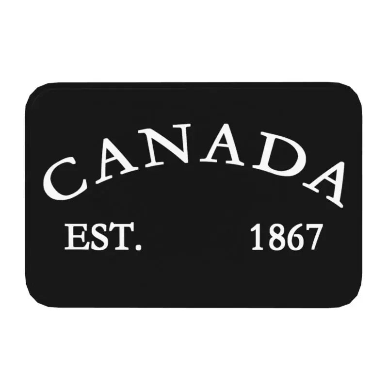 Canada Flag Doormat - Anti-Slip Floor Mat for Indoor & Outdoor