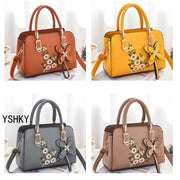 Large Capacity PU Leather Bucket Bag – Structured Shoulder Handbag with Hasp Closure