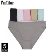 Women's Cotton Bikini Briefs 5-Pack | Striped Low-Rise Underwear | OWNLUXE