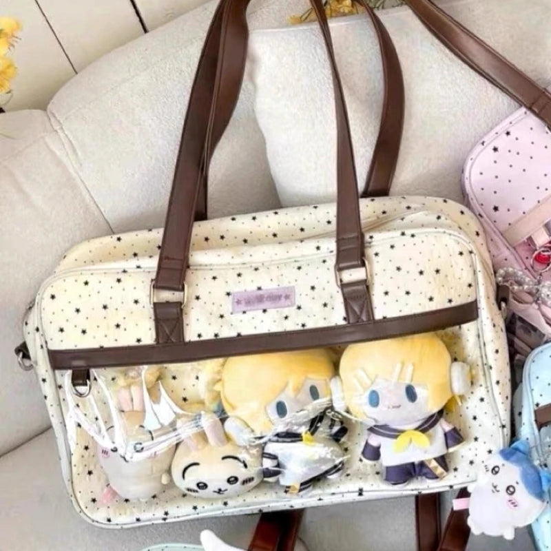 Spacious Lace Transparent Display Ita Bag – Shop at OWNLUXE