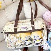 Spacious Lace Transparent Display Ita Bag – Shop at OWNLUXE