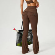 Yoga Pocket Flared Sport Leggings | OWNLUXE