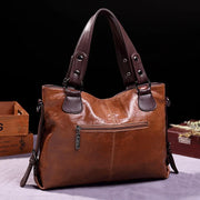 Vintage PU Leather Crossbody Bag – Compact Shoulder Bag with Adjustable Strap