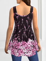 V-Neck Sleeveless Chiffon Blouse - Light Summer Top
