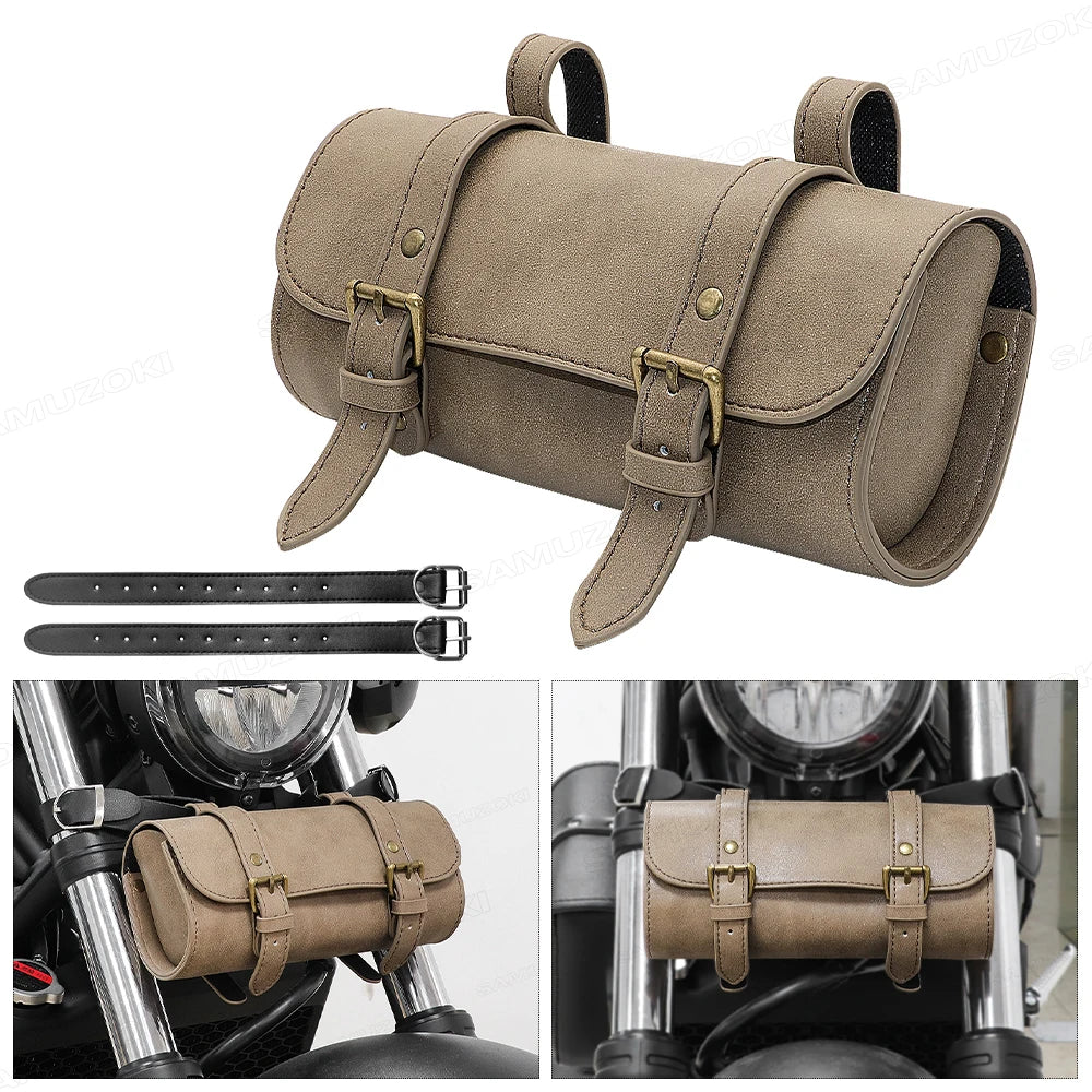 Motorcycle Fork Tool Bag – Multi-Position Saddle Storage