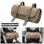 Load image into Gallery viewer, Motorcycle Fork Tool Bag – Multi-Position Saddle Storage
