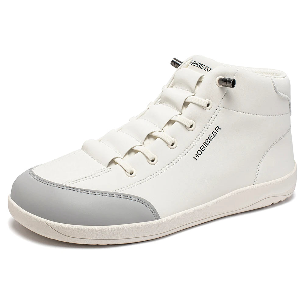 Mid-Top Barefoot Ankle Boots – Wide Toe Minimalist Sneakers