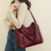 Spacious Leather Removable-Strap Crossbody Bag | OWNLUXE