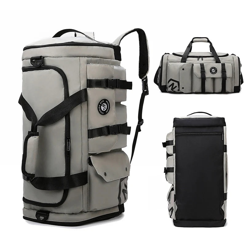 Men’s Travel Duffel Bag – Multifunctional Oxford Weekender