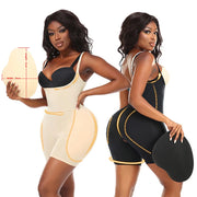 Butt Lifting Hourglass Shapewear Bodysuit with Hip Pads