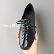 Women's Round Toe Leather Loafers – Shop at OWNLUXE