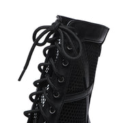 Mesh Zip Dance Ankle Boots – Cuban Heel Ballroom & Latin