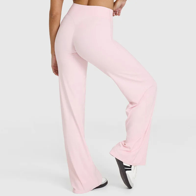 Mid-Waist Yoga Pants – Straight Leg Active
