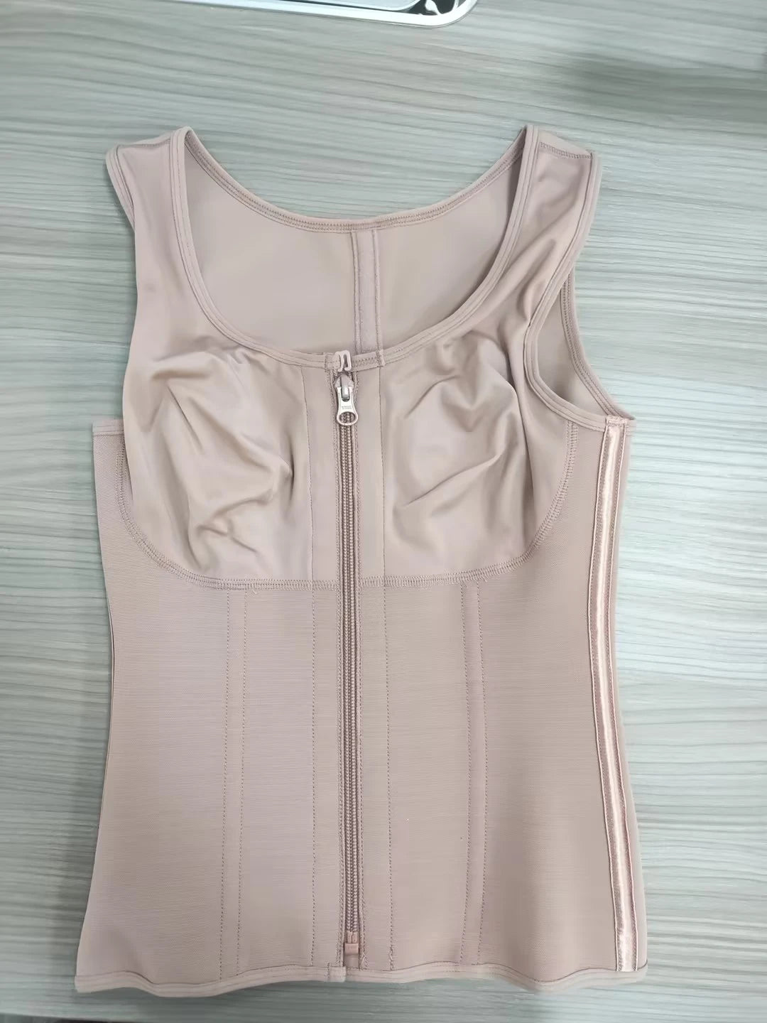 Waist Trainer Body Shaper Vest with Hook‑Eye Closure