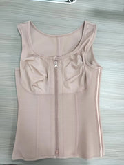 Waist Trainer Body Shaper Vest with Hook‑Eye Closure