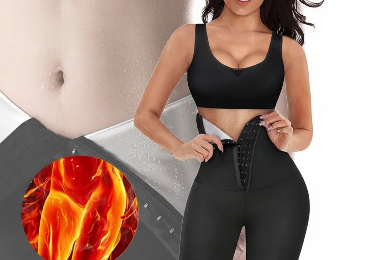 Sauna Body Shaper Pants - Hot Thermo Sweat Slimming Shorts | OWNLUXE