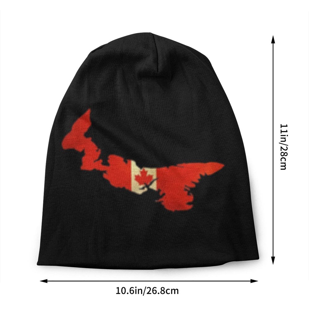Canadian Flag Beanie – Unisex Winter Knitted Hat Canadian Patriotic | OWNLUXE