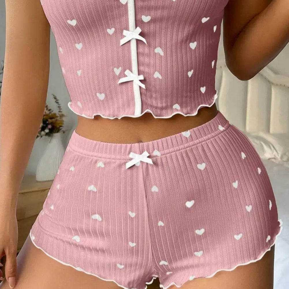 Two-Piece Polyester Pajama Set (White) – Shop at OWNLUXE