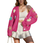 Load image into Gallery viewer, 🌸 Women’s Fall &amp; Winter Knit Cardigan – Cozy, Floral, Fashionable ❄️
