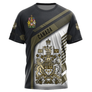 Canada Flag Graphic T-Shirt – 3D Print Oversized Tee | OWNLUXE
