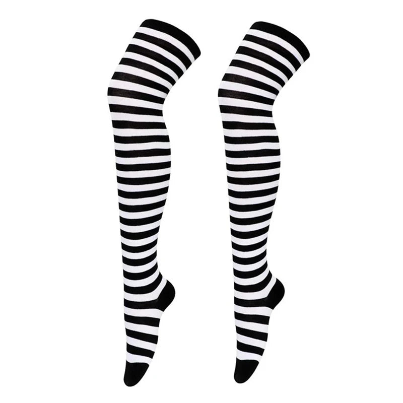 Over Striped Cotton Socks | OWNLUXE