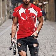 Canada Flag Graphic T-Shirt – 3D Print Oversized Tee | OWNLUXE