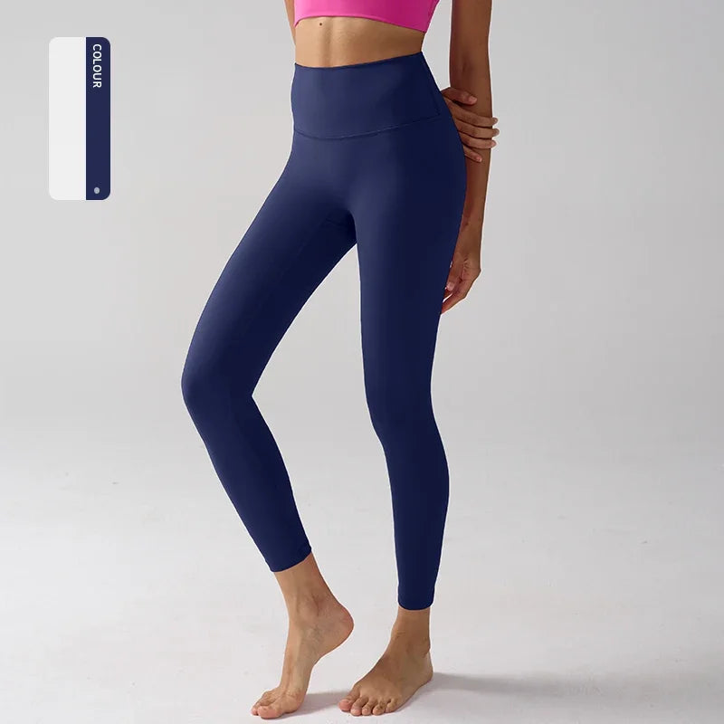 High-Waist Running Yoga Naked-Feel Leggings | OWNLUXE