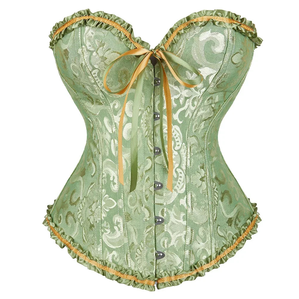 Victorian Lace-Up Corset Bustier | OWNLUXE