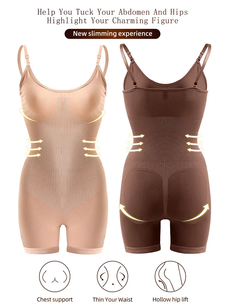 Tummy Control Full Body Shaper Bodysuit – Slimming Shapewear | OWNLUXE