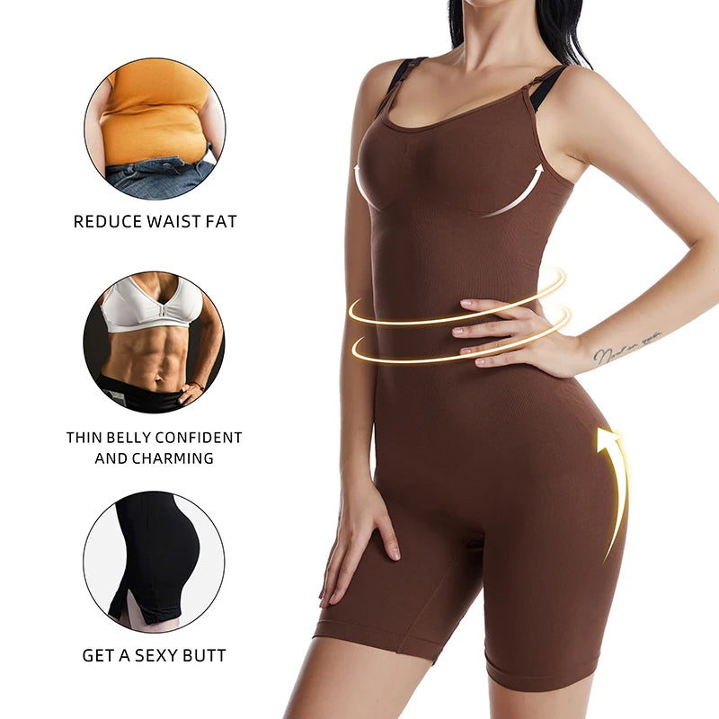 Tummy Control Full Body Shaper Bodysuit – Slimming Shapewear | OWNLUXE