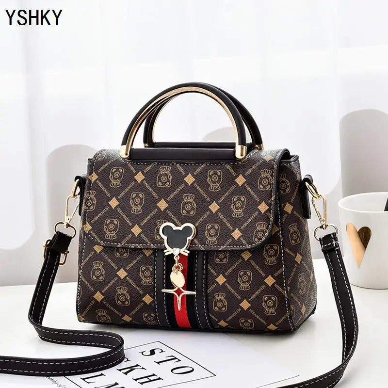 Soft PU Tote & Crossbody Bag – Versatile Flap Handbag